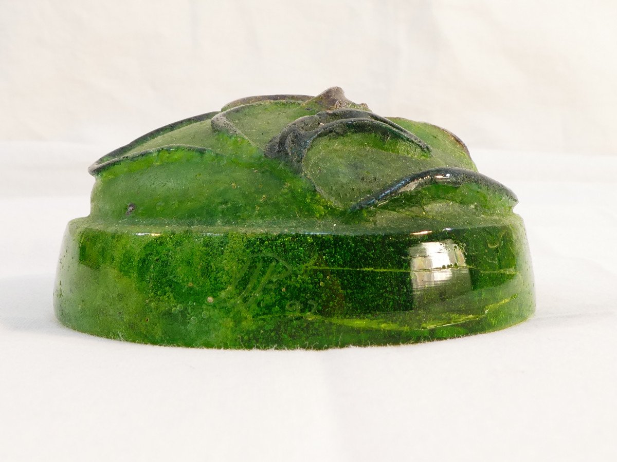 Paperweight In Glass Paste Francois Emile Decorchemont-photo-4