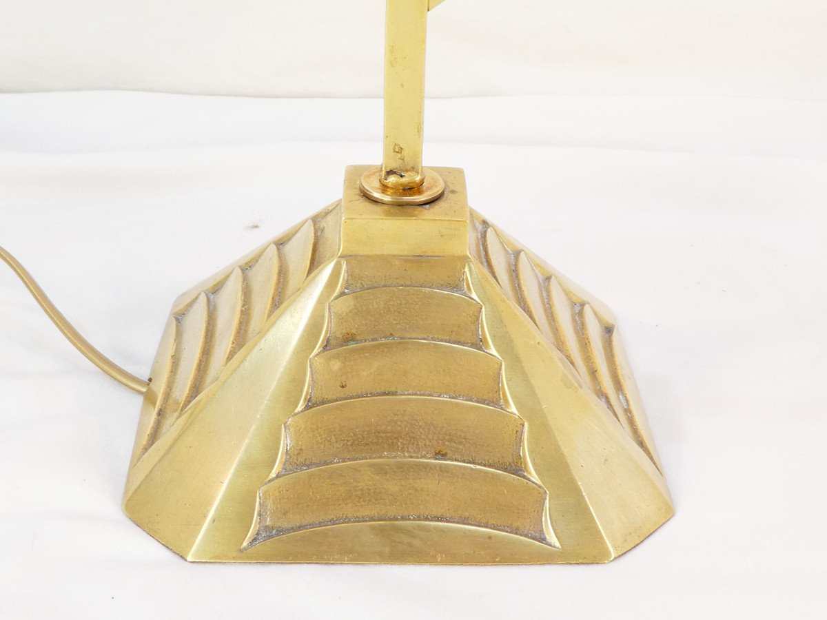 Lampe Art Deco En Bronze-photo-4