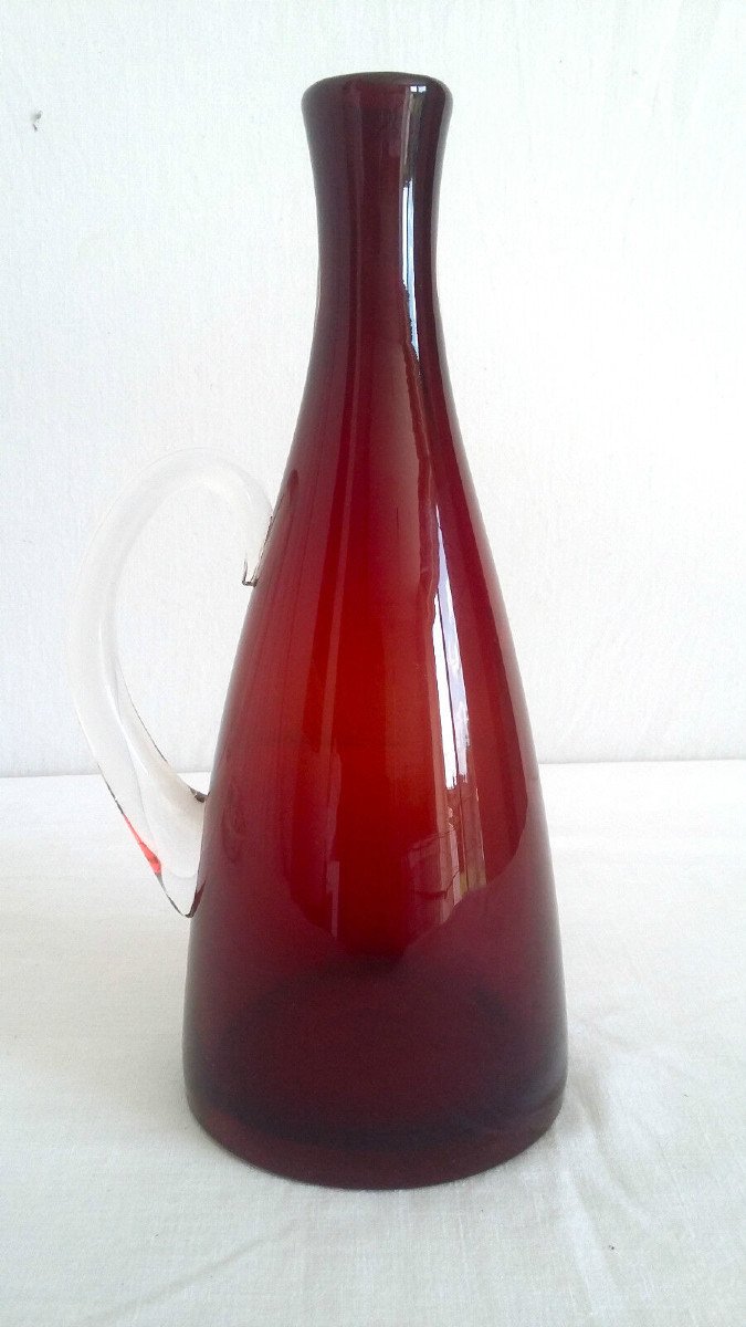 EKENAS SWEDEN, Carafe en verre Soufflé, Design, Vintage