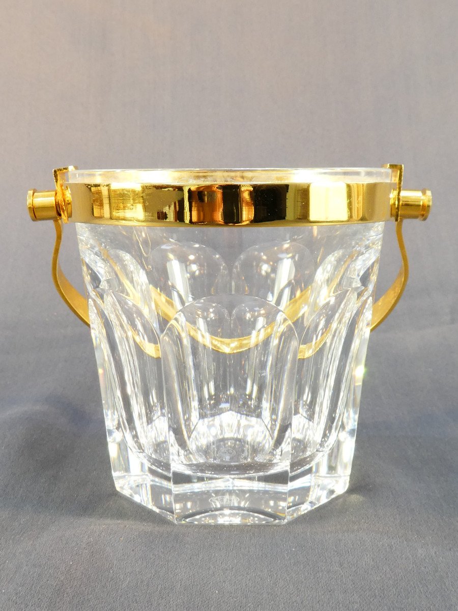 Baccarat Crystal Ice Bucket, Harcourt Talleyrand Model-photo-4