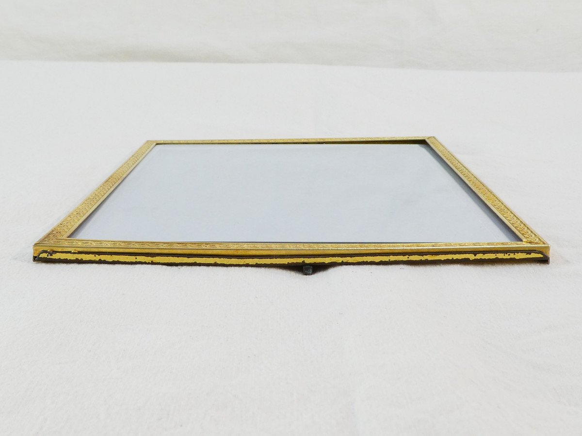 Old Louis XVI Style Gilded Photo Frame-photo-4