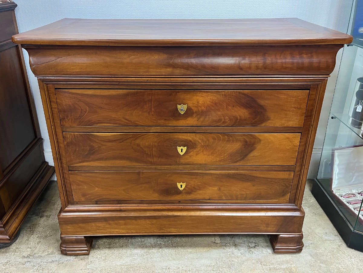 Louis Philippe Chest Of Drawers In Walnut