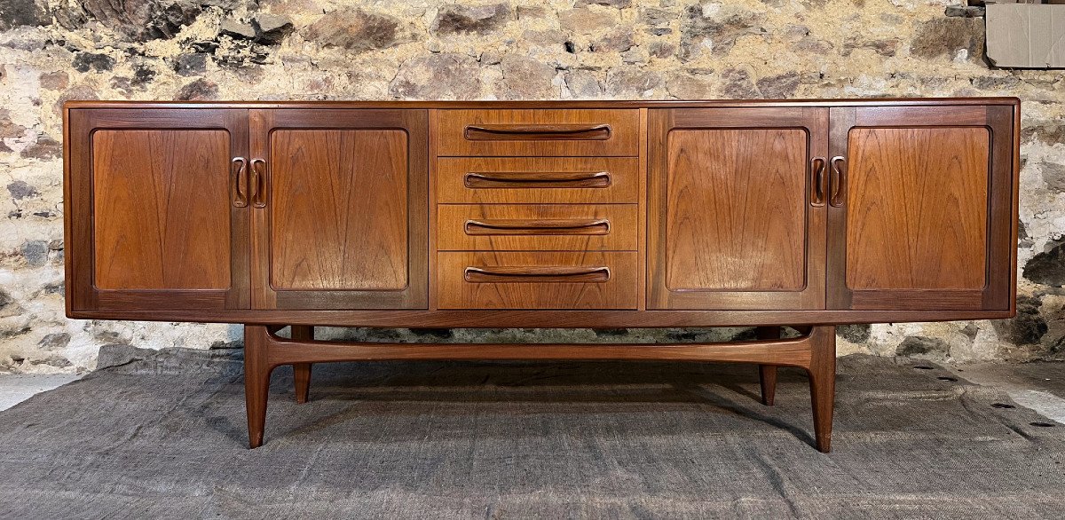 Scandinavian Sideboard By Victor Wilkins In Teak From The 70s-photo-2