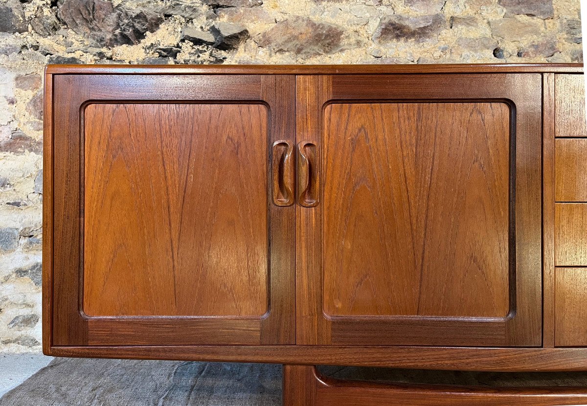 Scandinavian Sideboard By Victor Wilkins In Teak From The 70s-photo-3