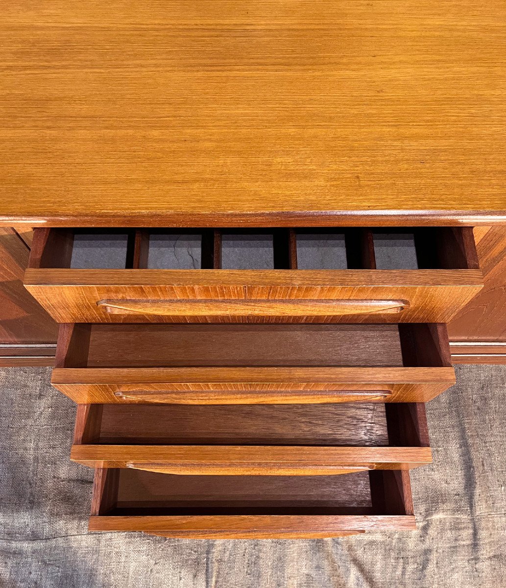 Scandinavian Sideboard By Victor Wilkins In Teak From The 70s-photo-1