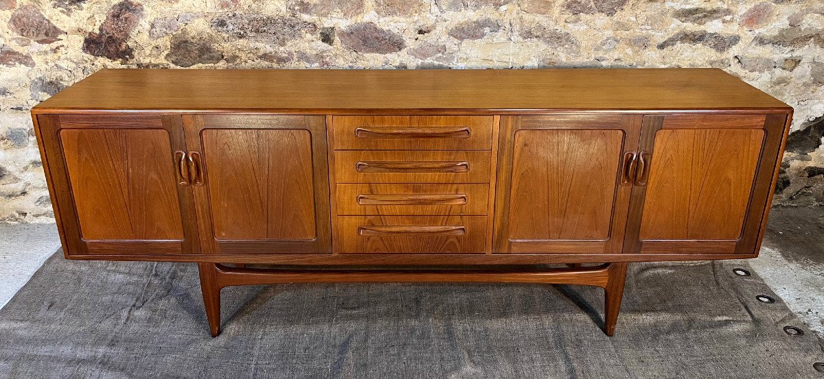 Enfilade scandinave de Victor WILKINS en teck des annees 70