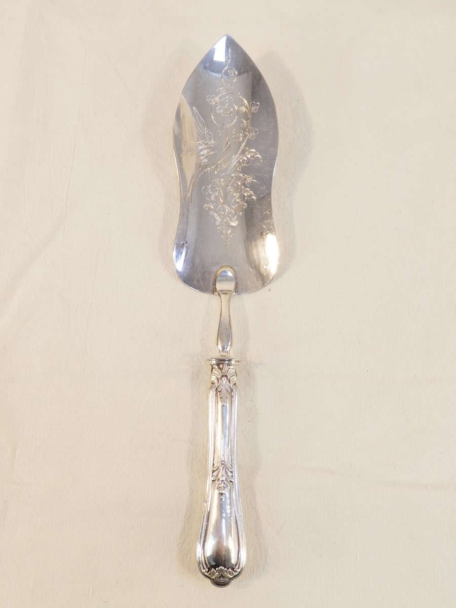 Solid Silver Pie Server-photo-2