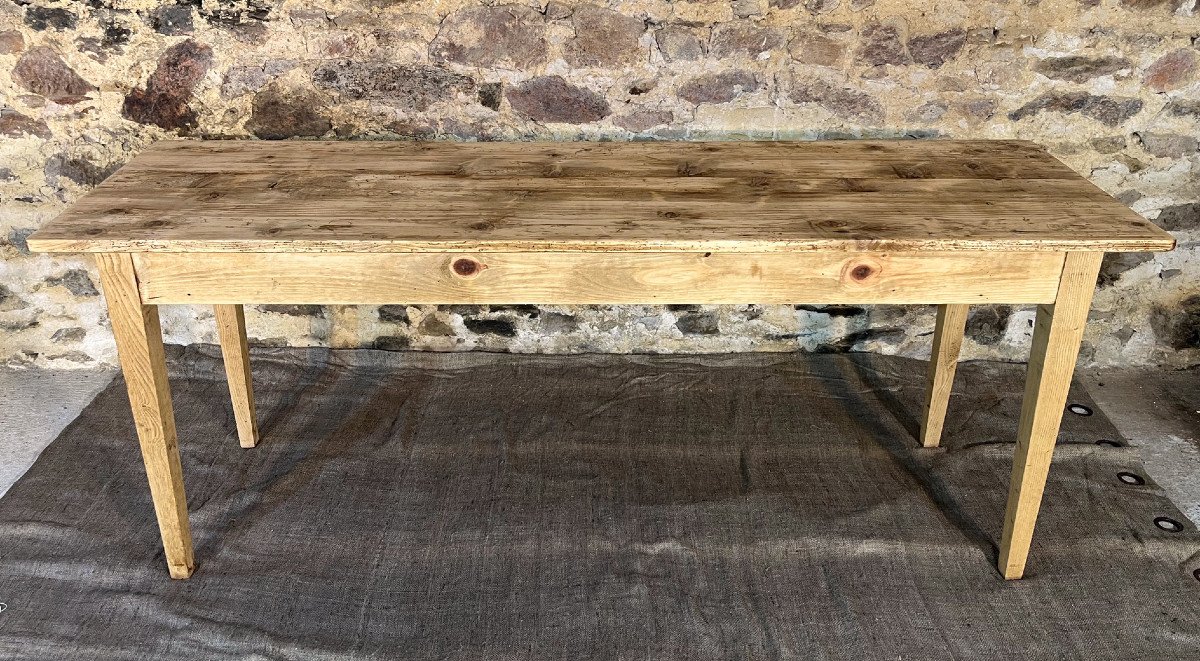 Narrow Table Or Console 2m In Raw Wood