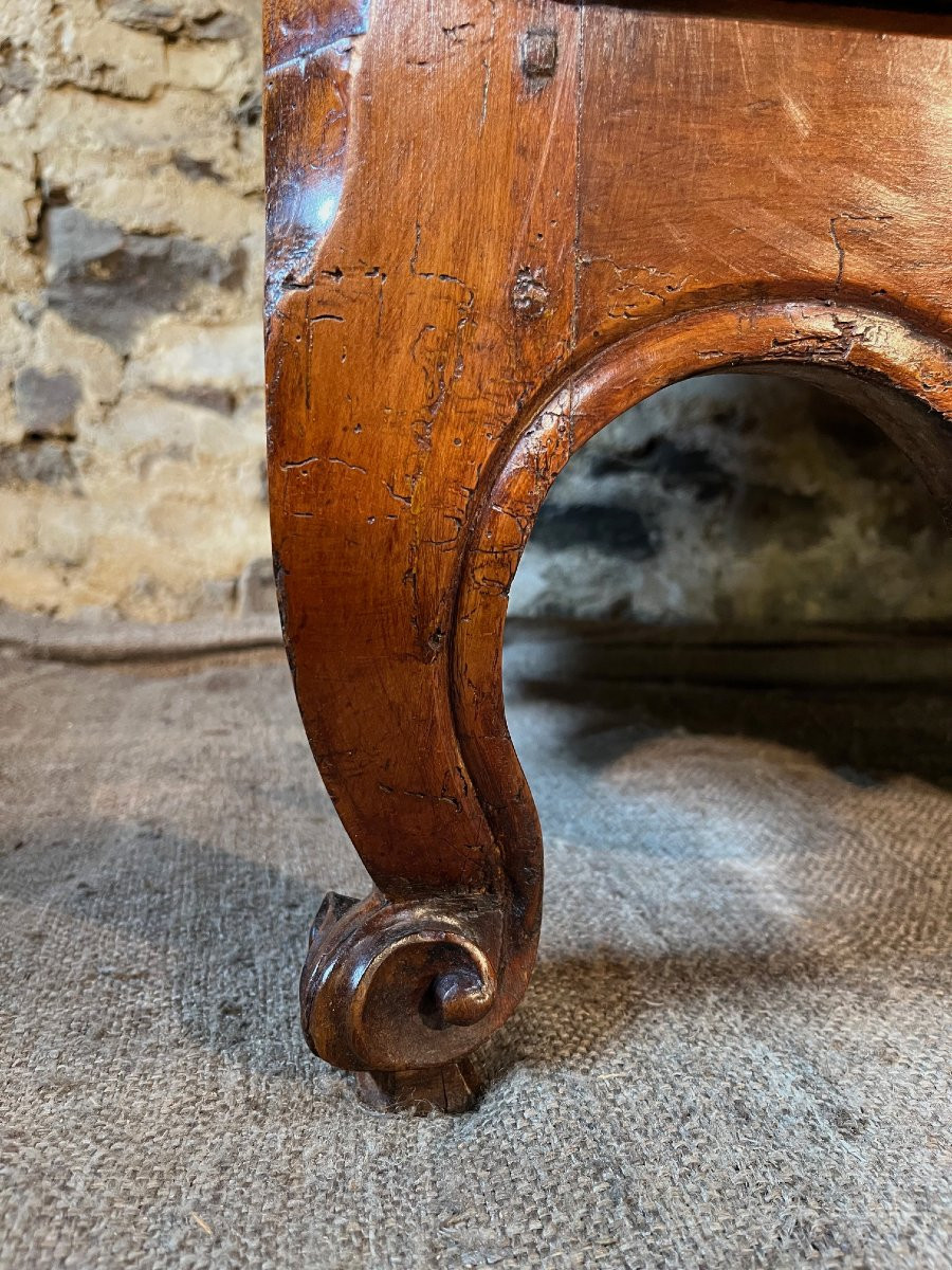 Vendeenne Bonnetiere In Louis XV Walnut, 19th Century-photo-5