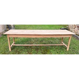 Grande Table de ferme en Frene 2m85