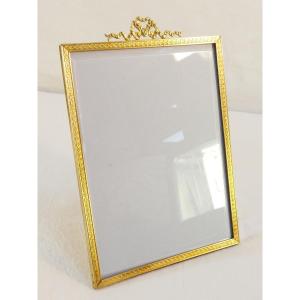 Old Louis XVI Style Gilded Photo Frame