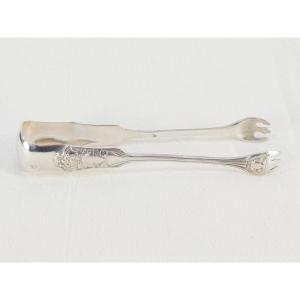 Art Nouveau Solid Silver Sugar Tongs