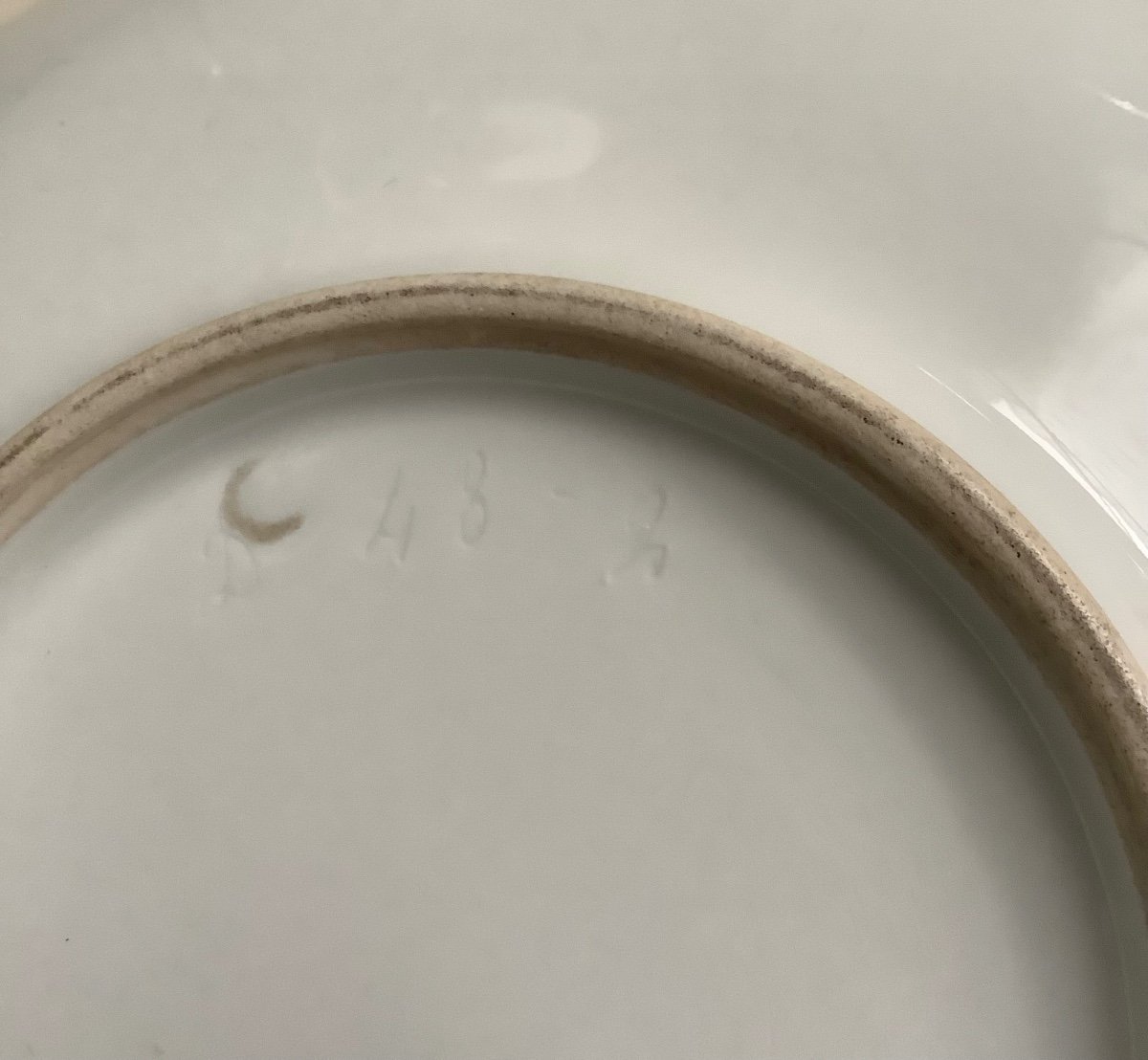 Un Bol Bouillon En Porcelaine De Sevrés Avec Sous Tasse époque 1847-1848-photo-4