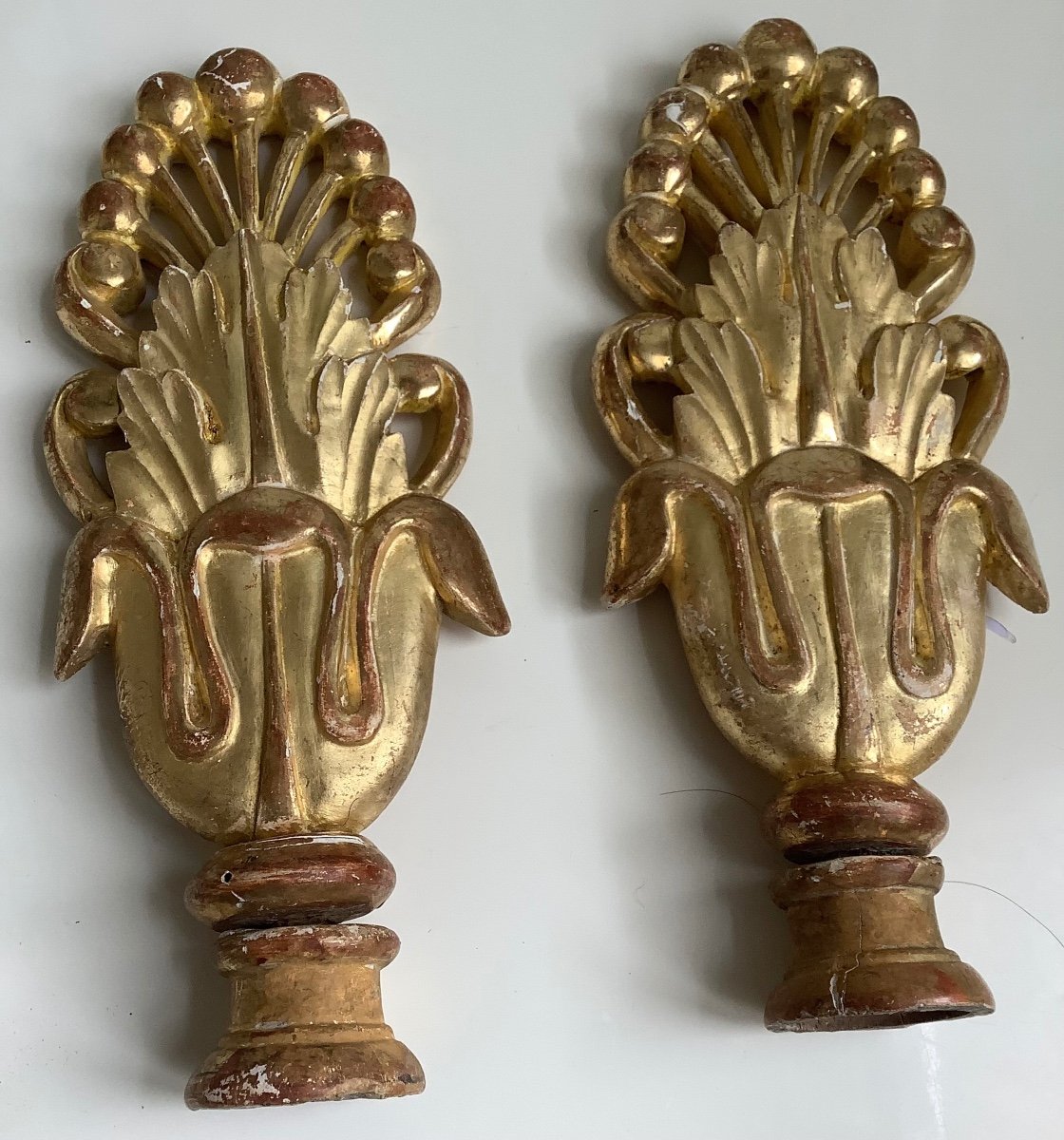 A Pair Of Gilded Wooden Furniture -photo-2