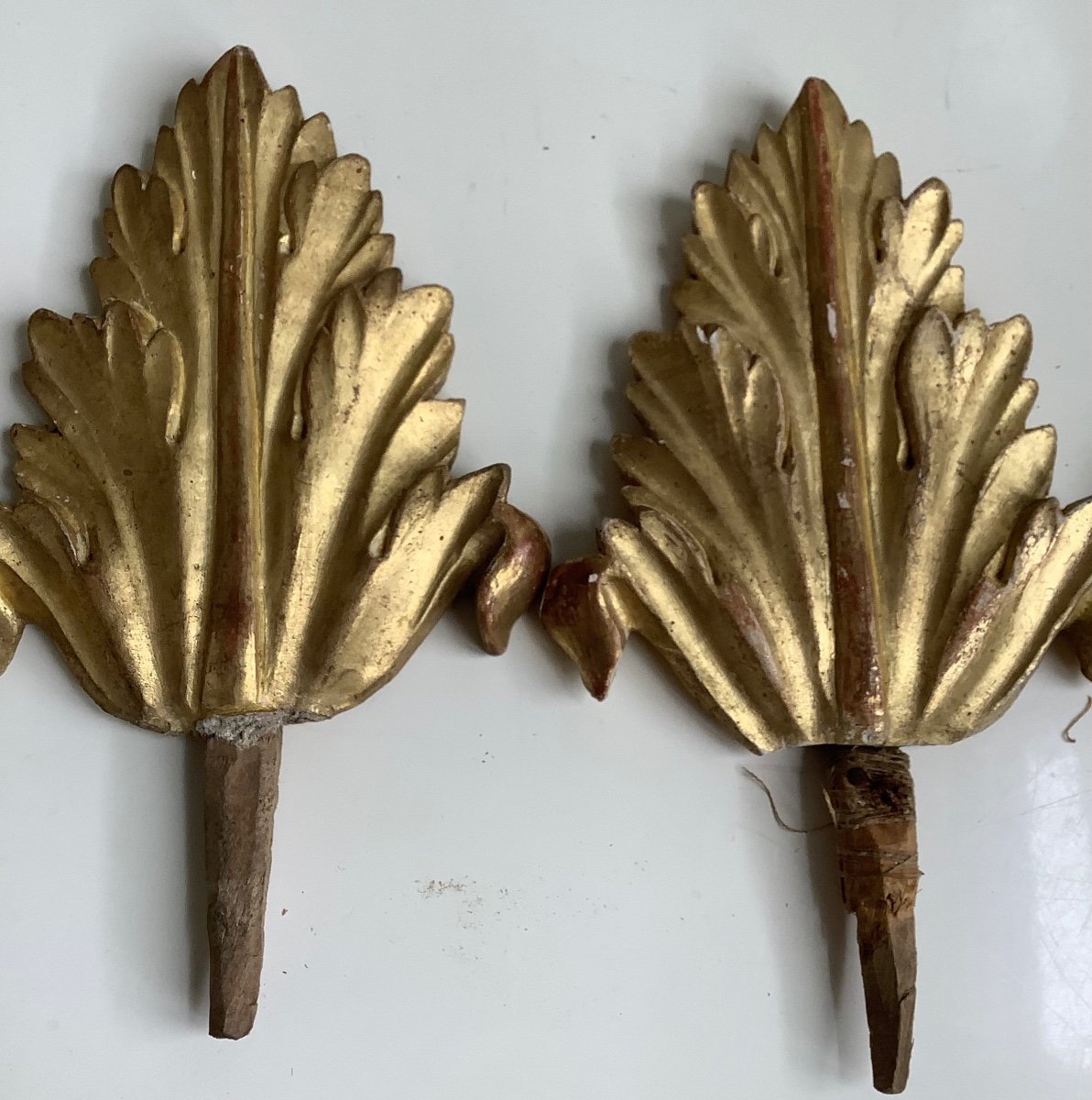 2 Pairs Of Golden Wood Furniture -photo-3