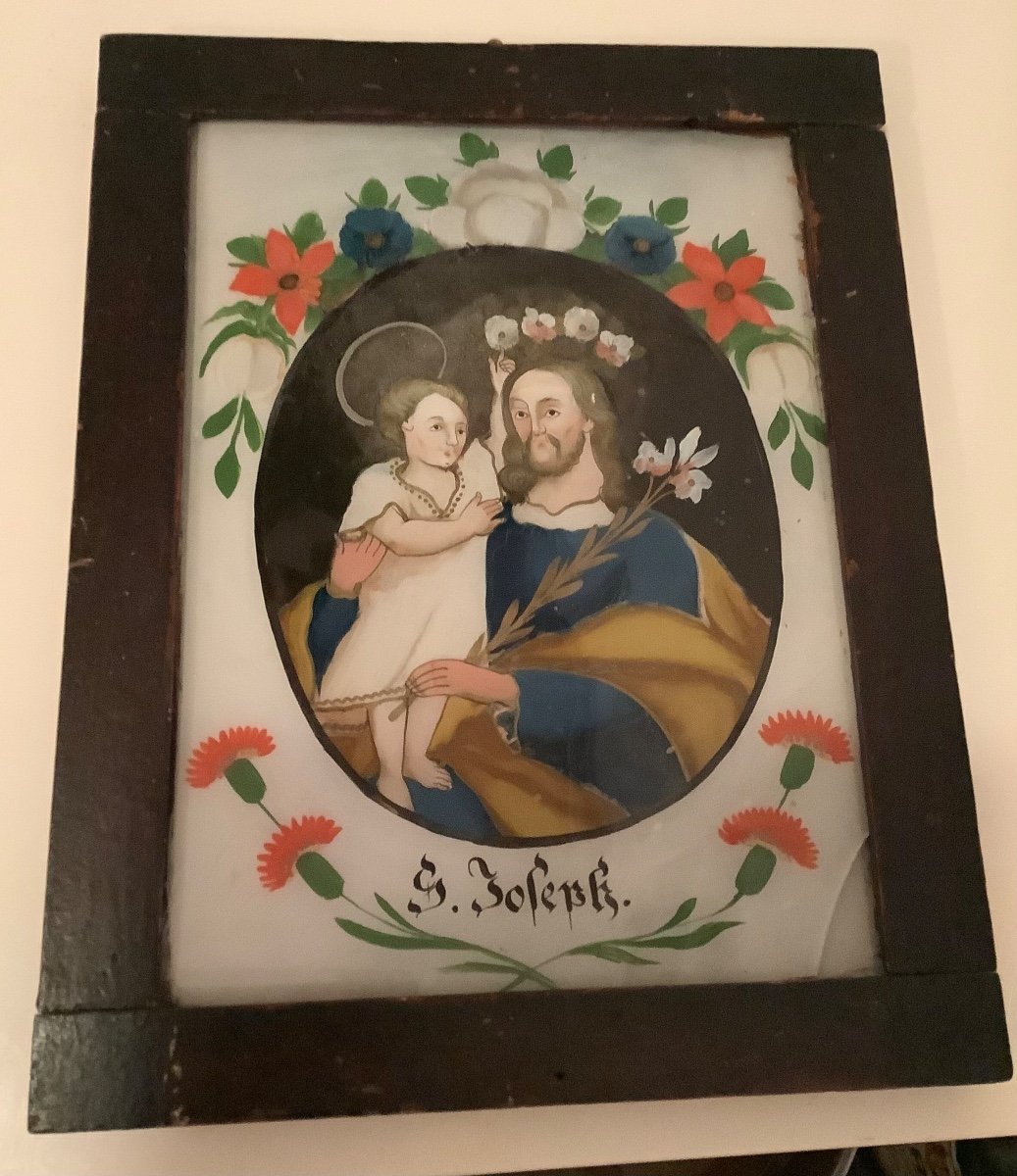 Fixed Under Glass Decor Of St. Joseph-photo-2