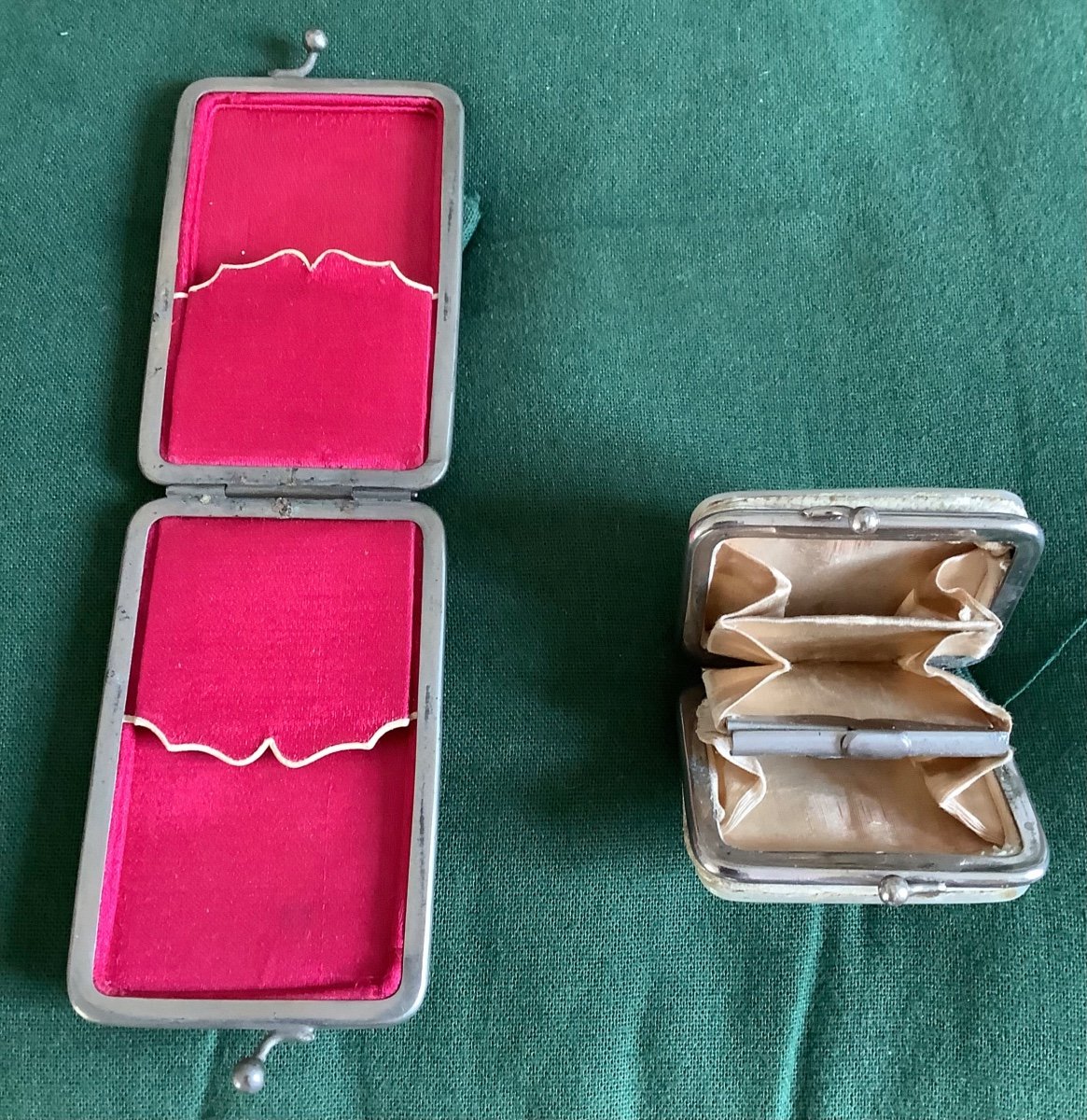 2-sided Mother-of-pearl Coin Purse And Card Holder