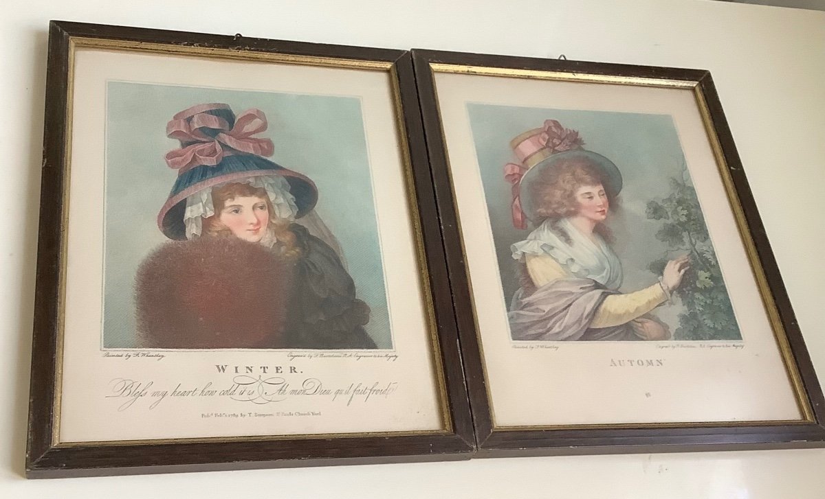 4gravures Anglaises De 4 Saisons -photo-2