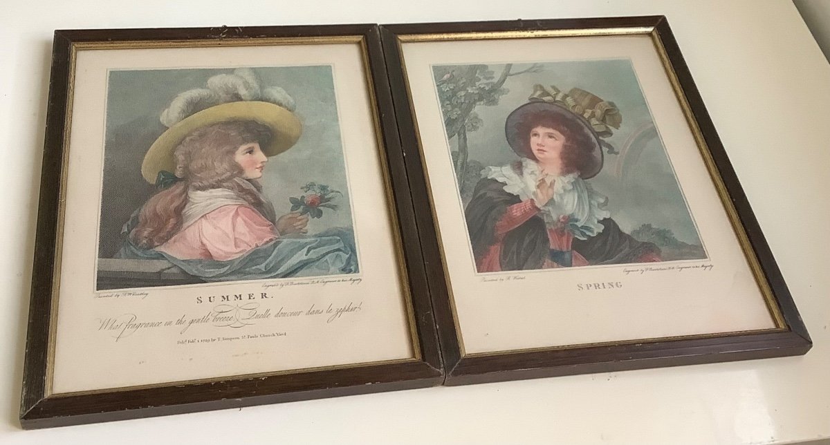 4gravures Anglaises De 4 Saisons -photo-3