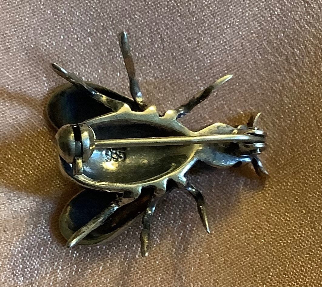 Vermeil Bee Brooch-photo-4