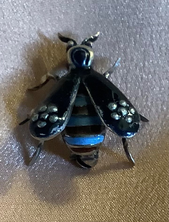 Vermeil Bee Brooch-photo-1