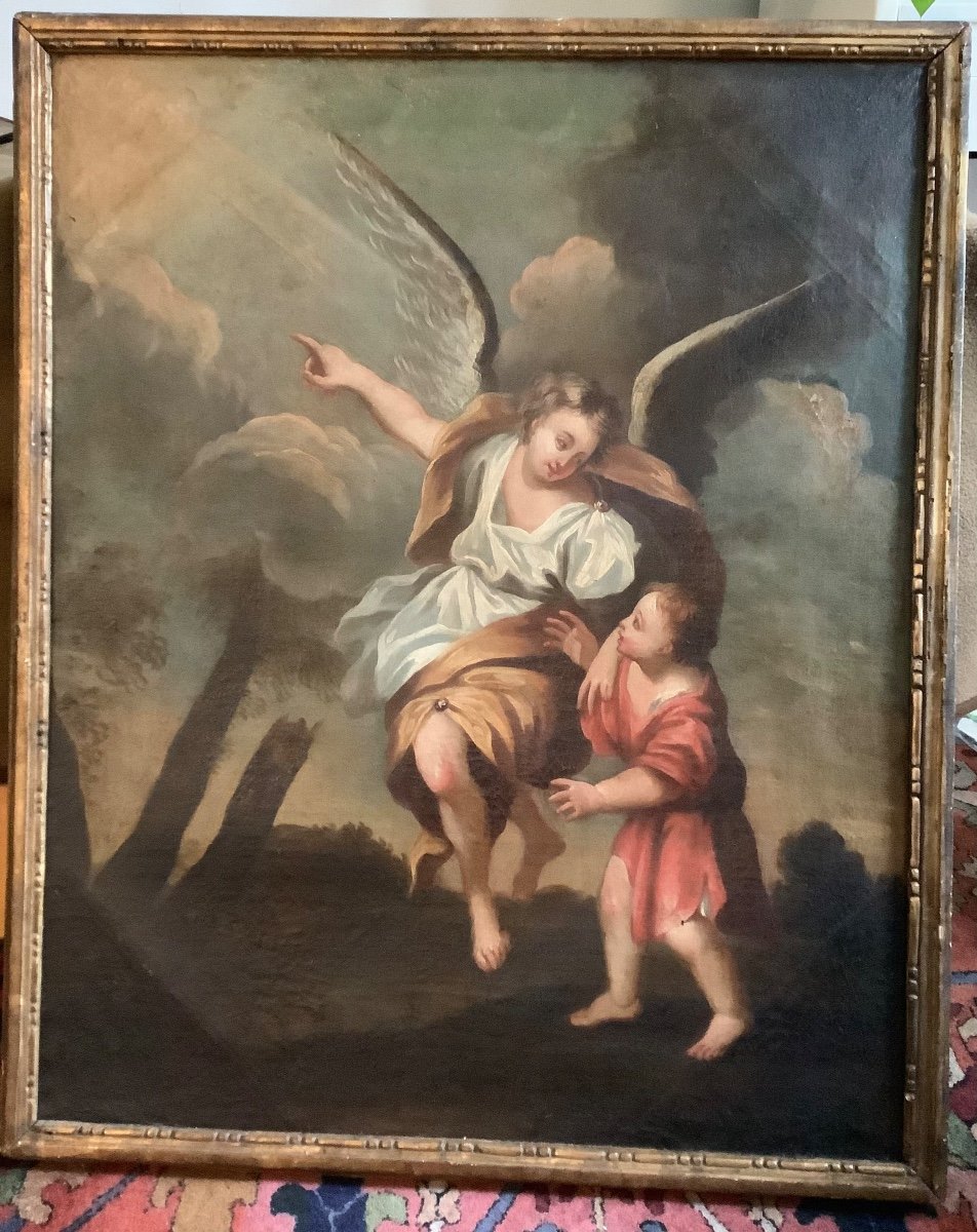 Oil Painting On Canvas 18th Century -photo-2