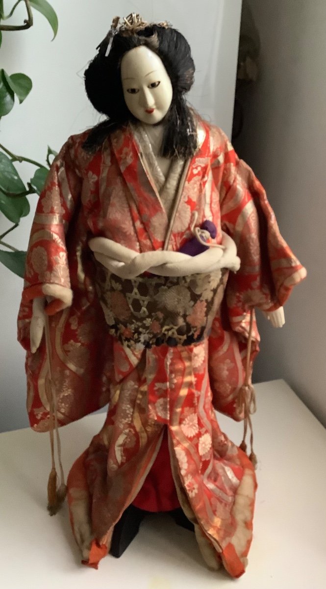 Poupee Japonaise ( Jyoruri Ningyo ) époque Meiji-photo-2