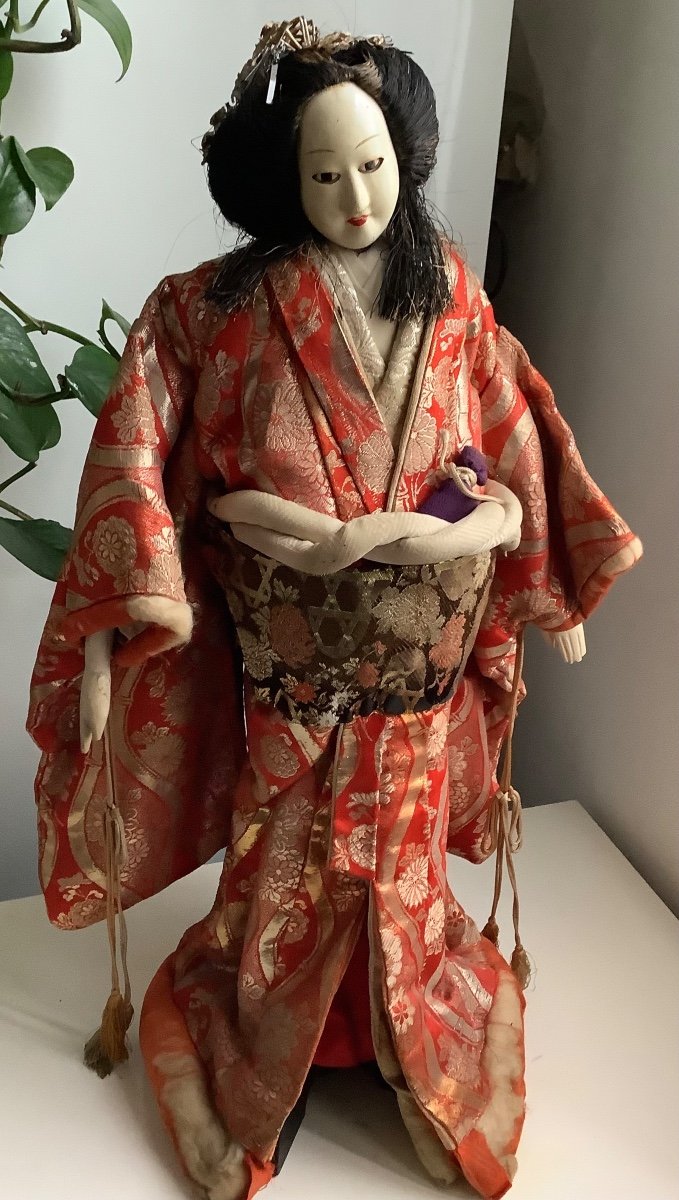 Poupee Japonaise ( Jyoruri Ningyo ) époque Meiji-photo-3