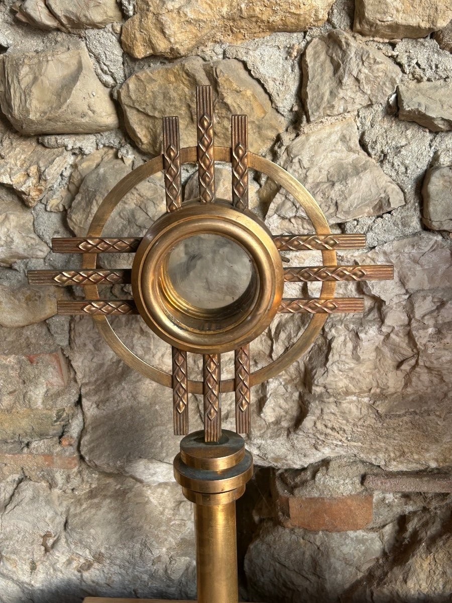 Art Deco Monstrance From The 30s -photo-5