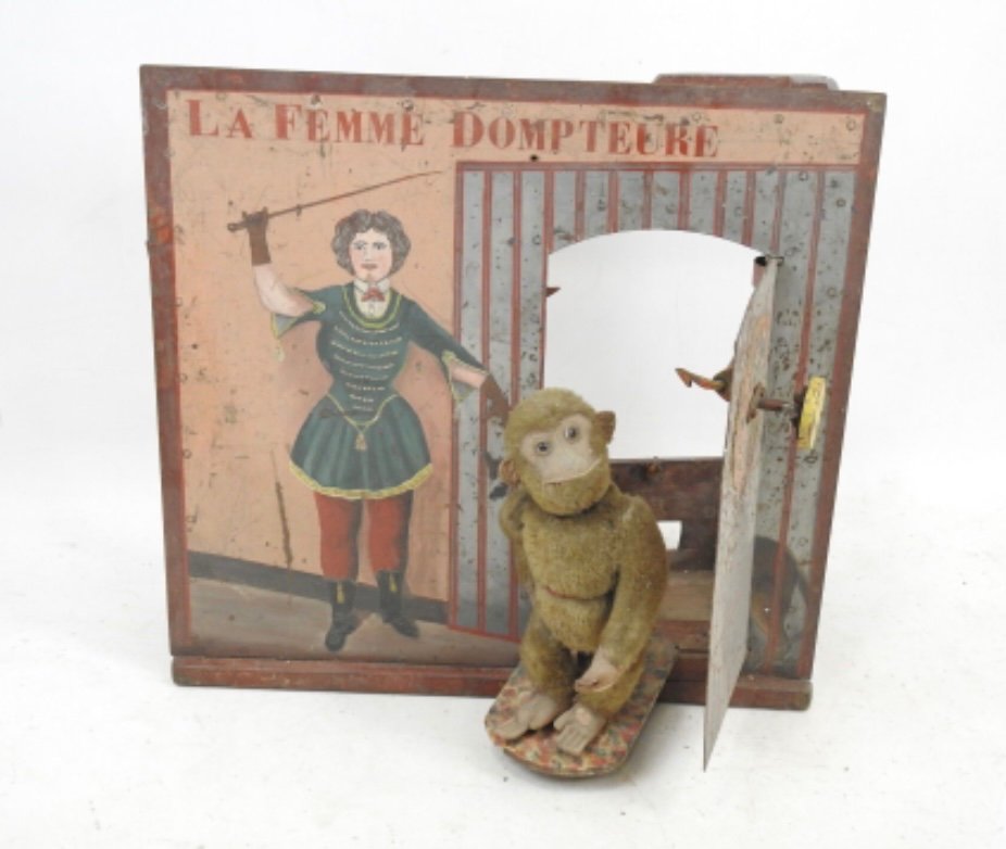 Rare And Antique Shooting Games, Fairground Folk Art Circa 1900.