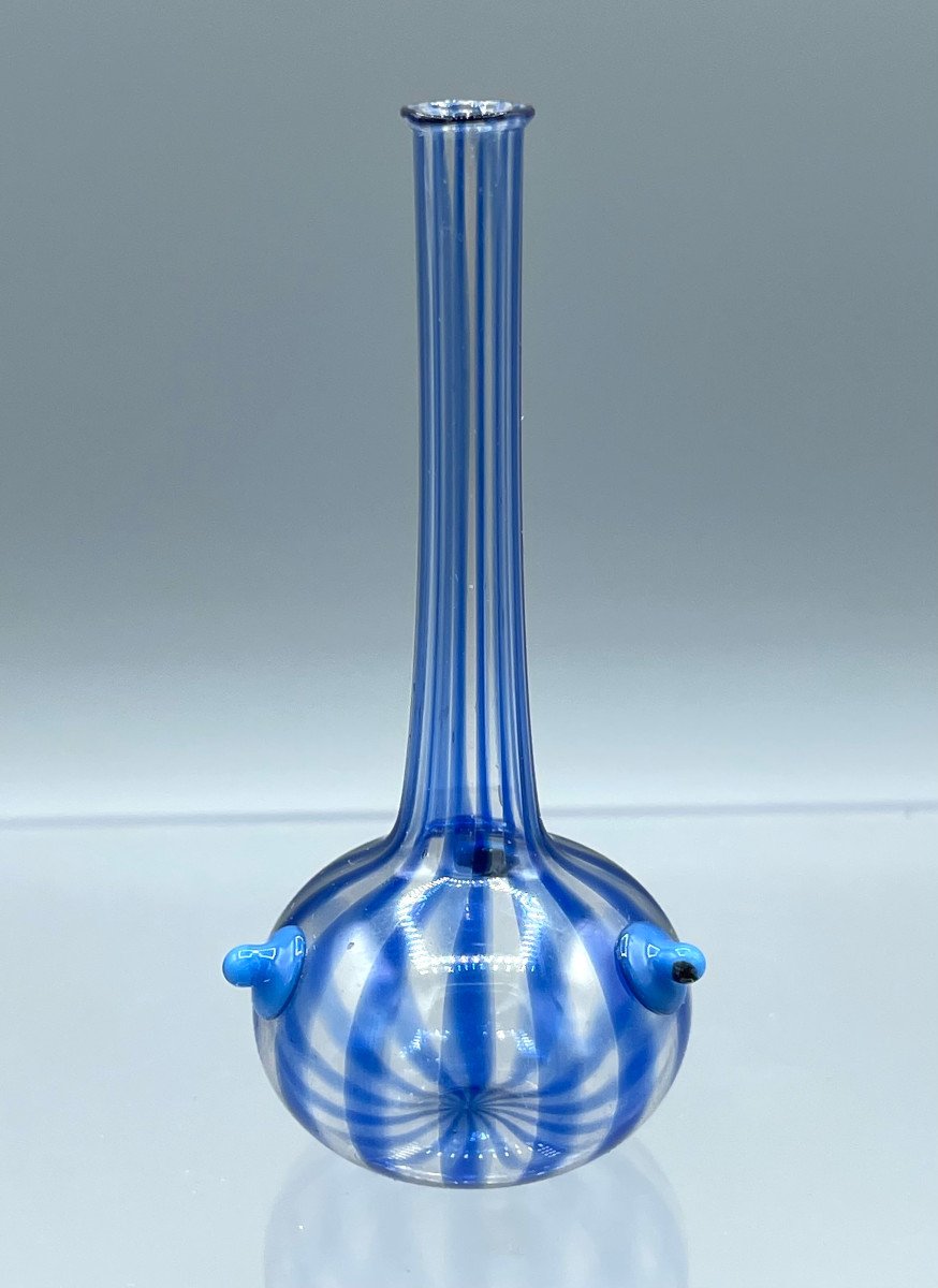 Vase Bijou Art Déco En Verre à Cabochons Charles Schneider