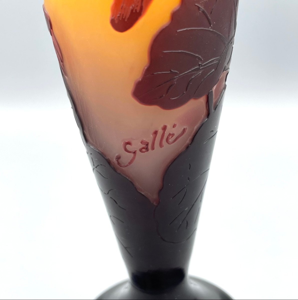 Vase Art Nouveau Aux Cyclamens Emile Gallé Nancy 1900-photo-7