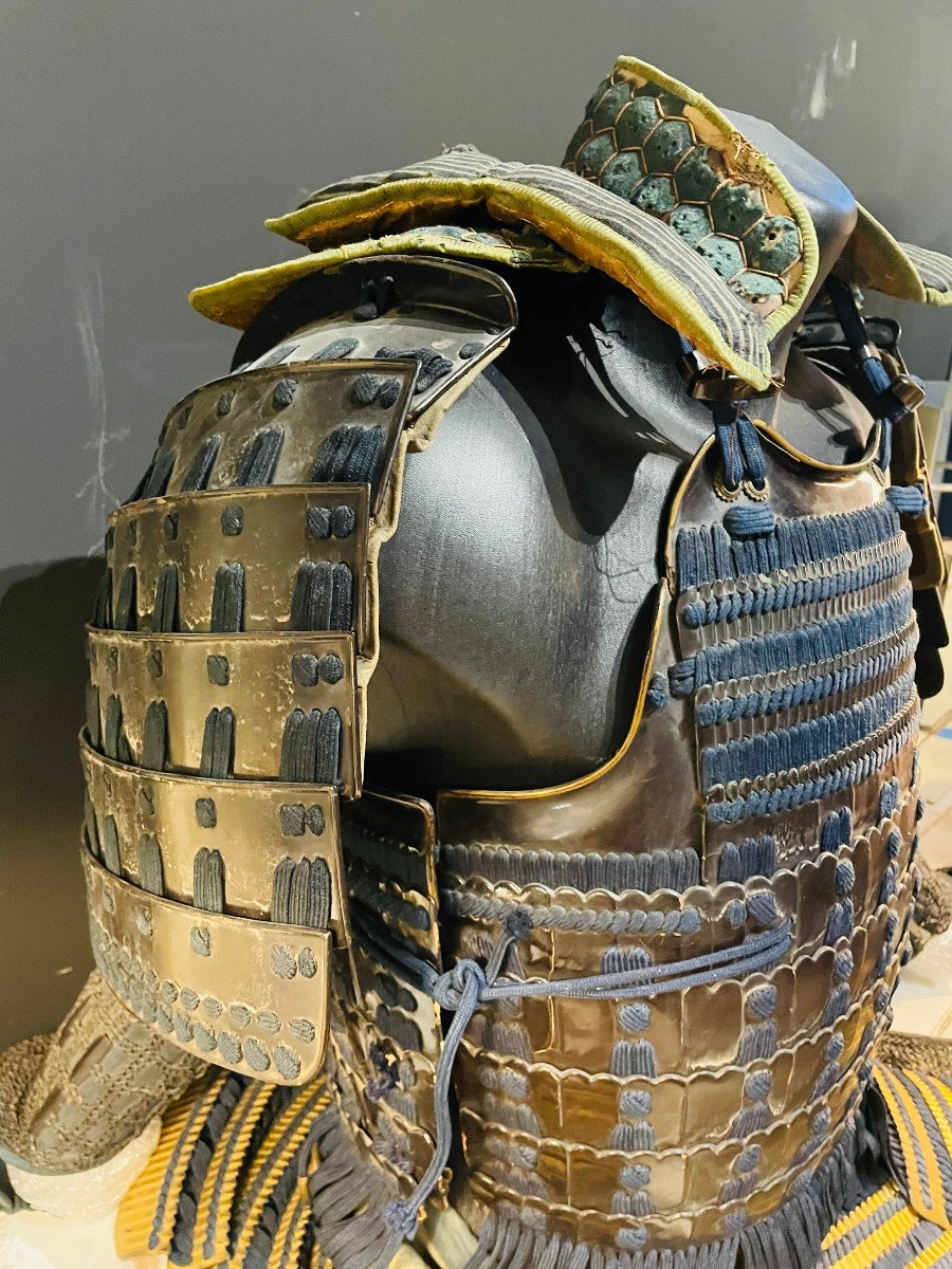 Armure De Samourai Yoroi Japon Période Edo XVIIIe-photo-4