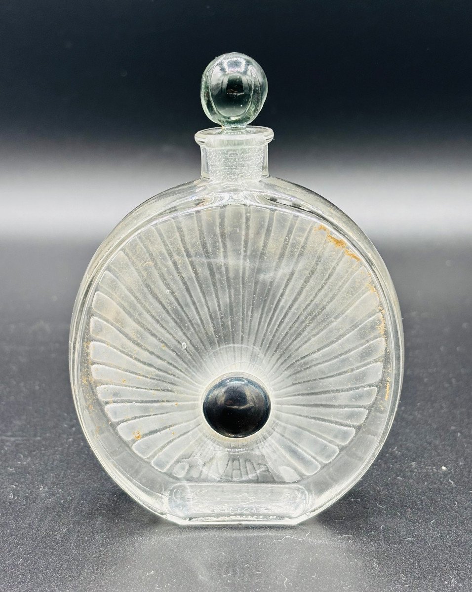 Flacon De Parfum Art Déco René Lalique "La Perle Noire" Pour Forvil-photo-2