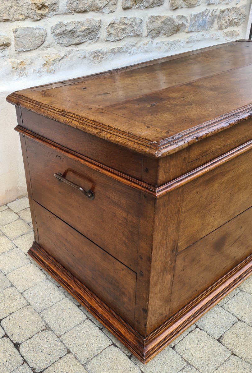 Chest In Oak Louis XIV Franche Comté-photo-7