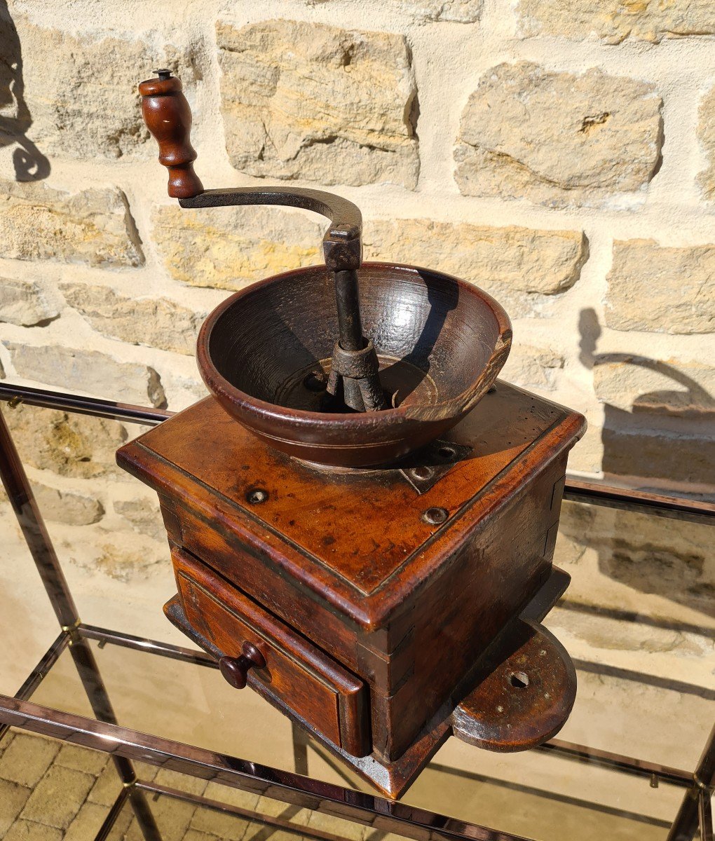 Very Big Coffee Grinder Early 19th-photo-4