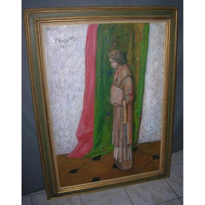 Very Large Painting Of Pierre Klemczynski