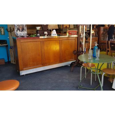Art Deco Oak Bar