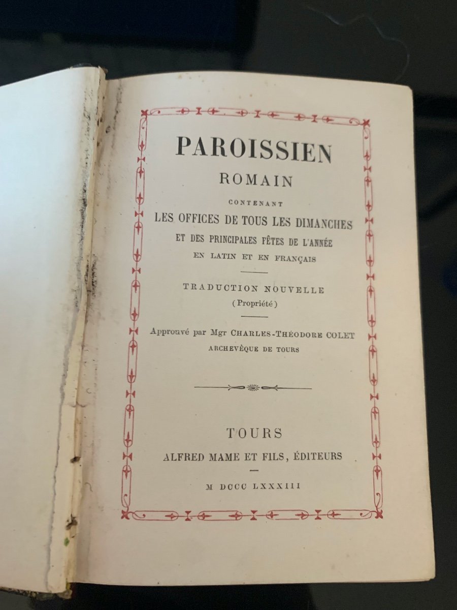 Livre , Le Paroissien Romain-photo-4