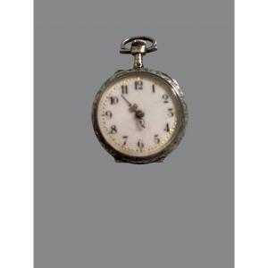 Small Solid Silver Pocket Watch