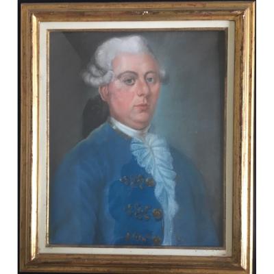 Pastel Of A Gentleman, Late 18th Century