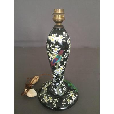 Japanese-inspired Porcelain Enamel Lamp