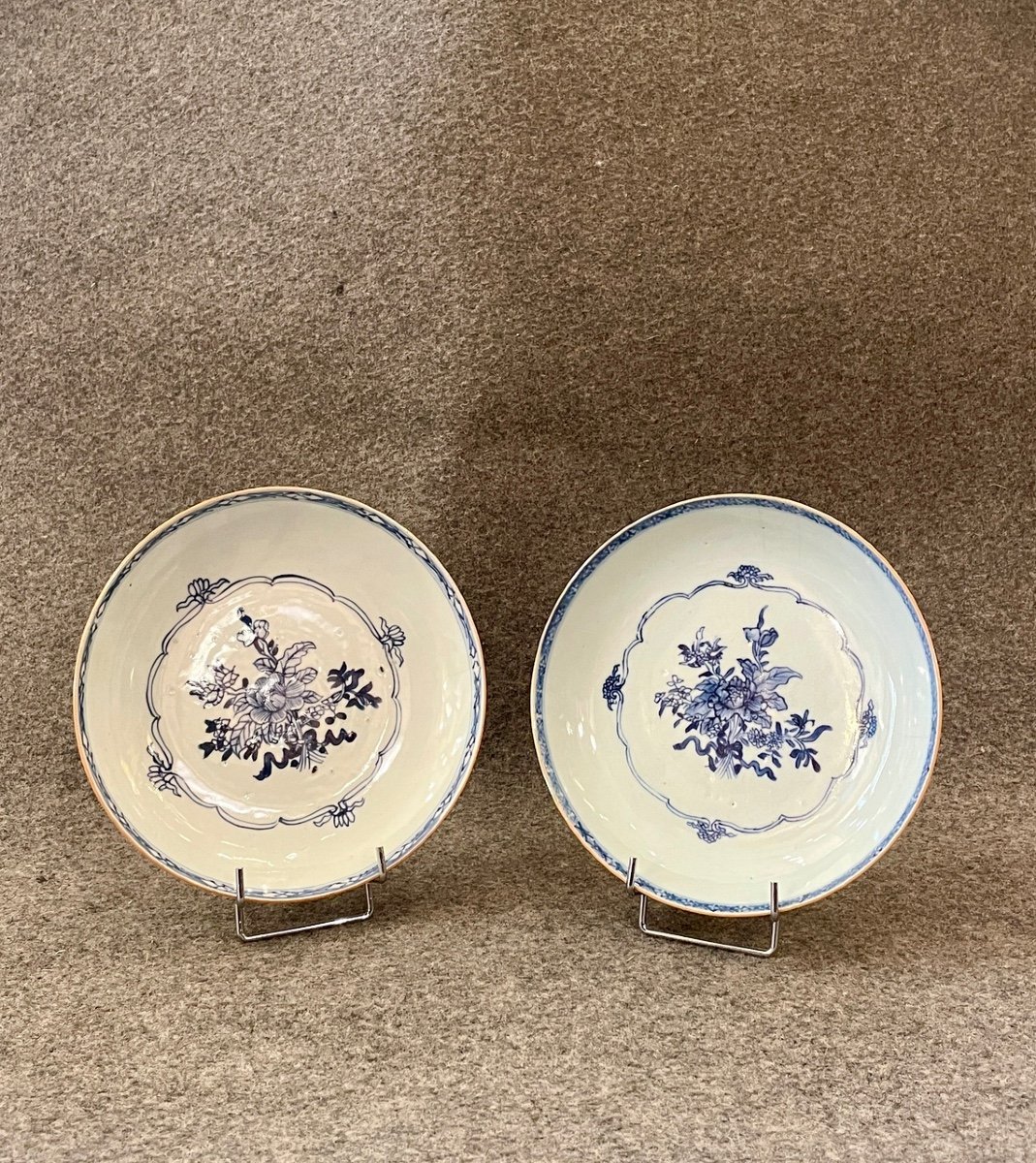 Two Chinese Plates, 19th Century-photo-3