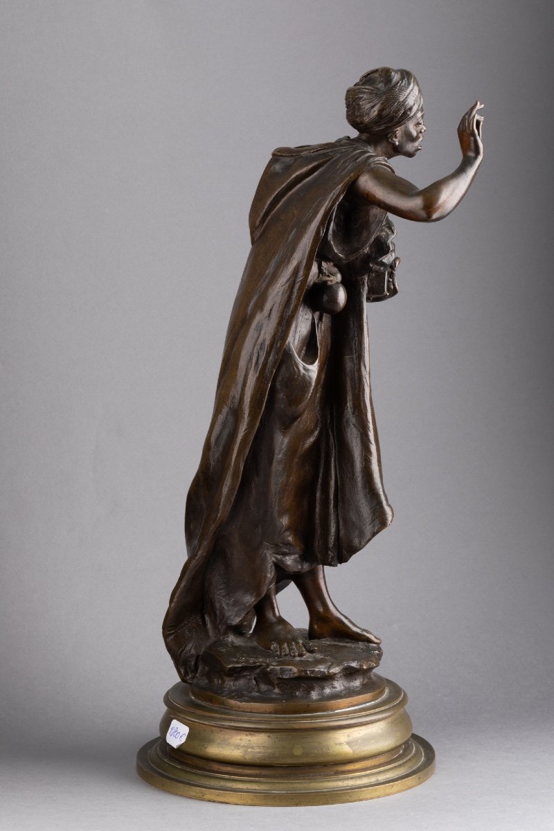 Orientalist Bronze Signed Auguste Louis Lalouette (1826-1883)-photo-4