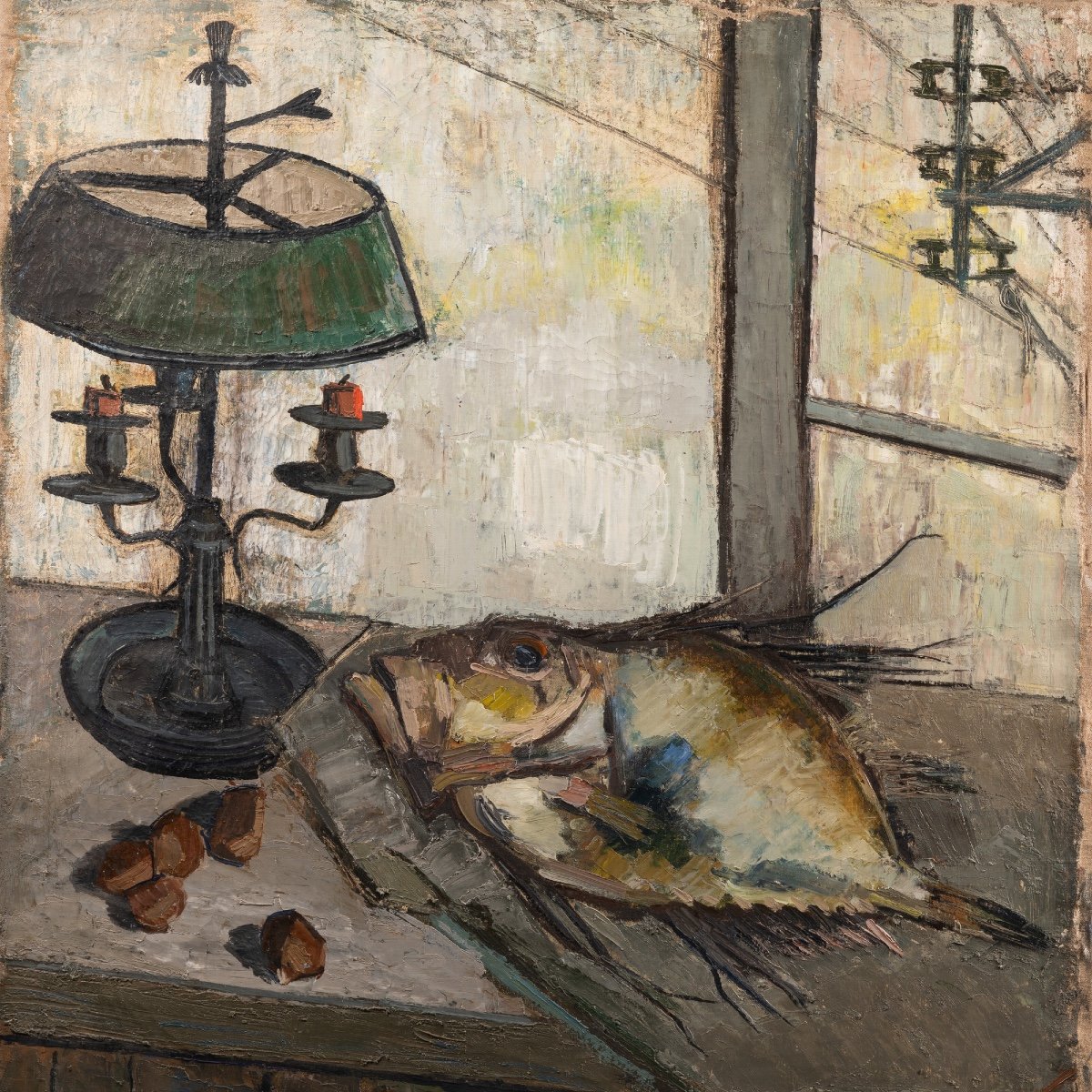 Still-life With Fish, Ginette Rapp (1928 - 1998)-photo-3