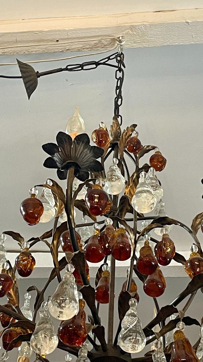 Pair Of Antique Chandeliers, 19th Century-photo-6