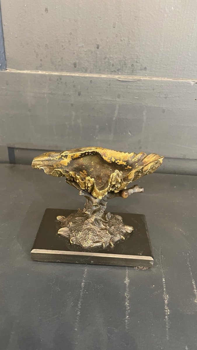 Gilt Bronze Shell, 19th Century-photo-3