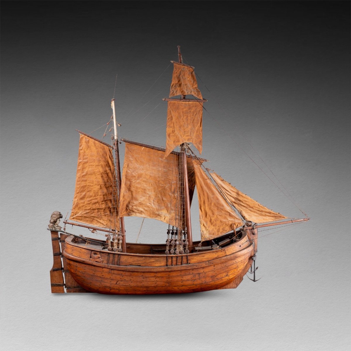 Proantic: Maquette De Bateau En Bois XIXeme