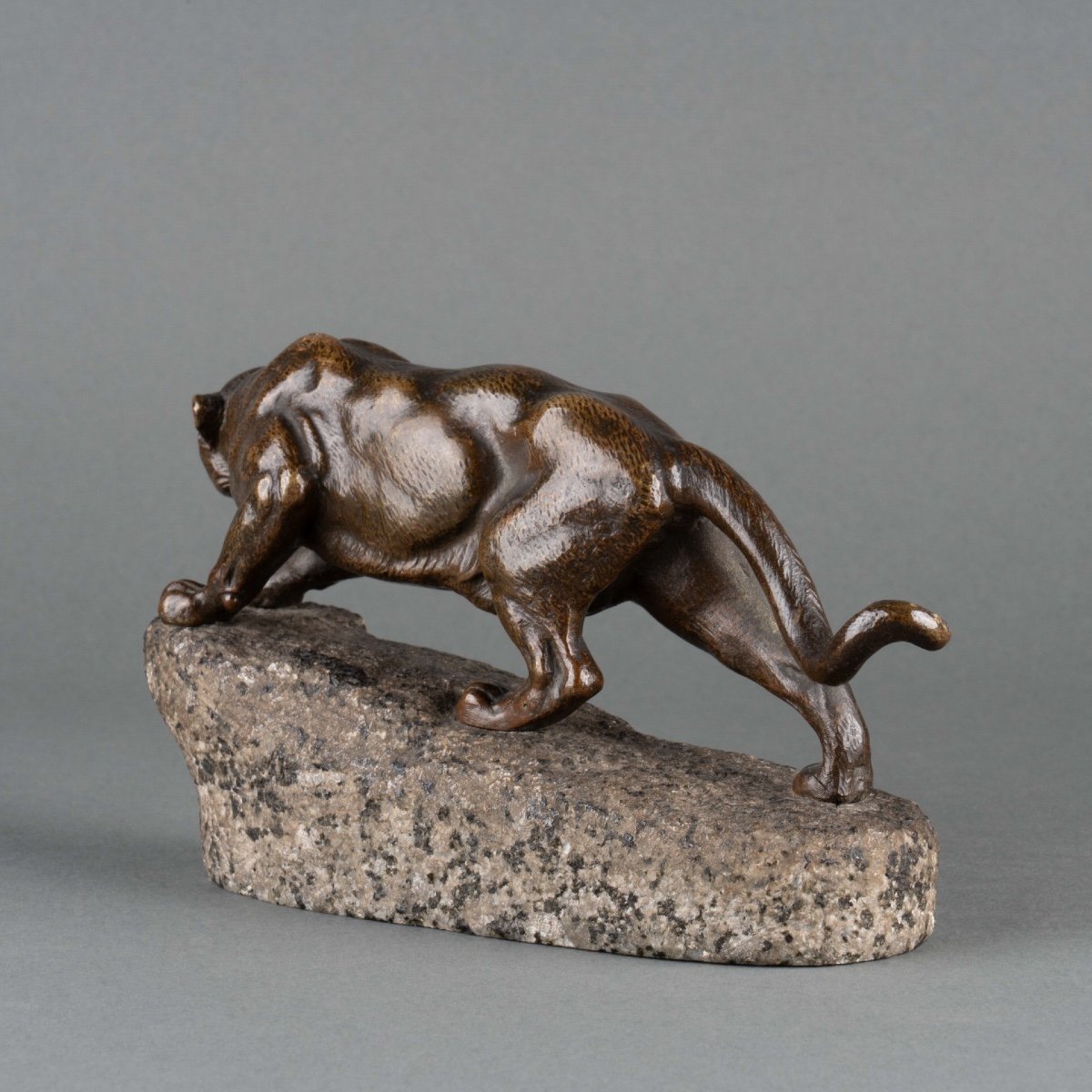 Bronze « jaguar » Signé Clovis-edmond Masson (1838 - 1913) -photo-2