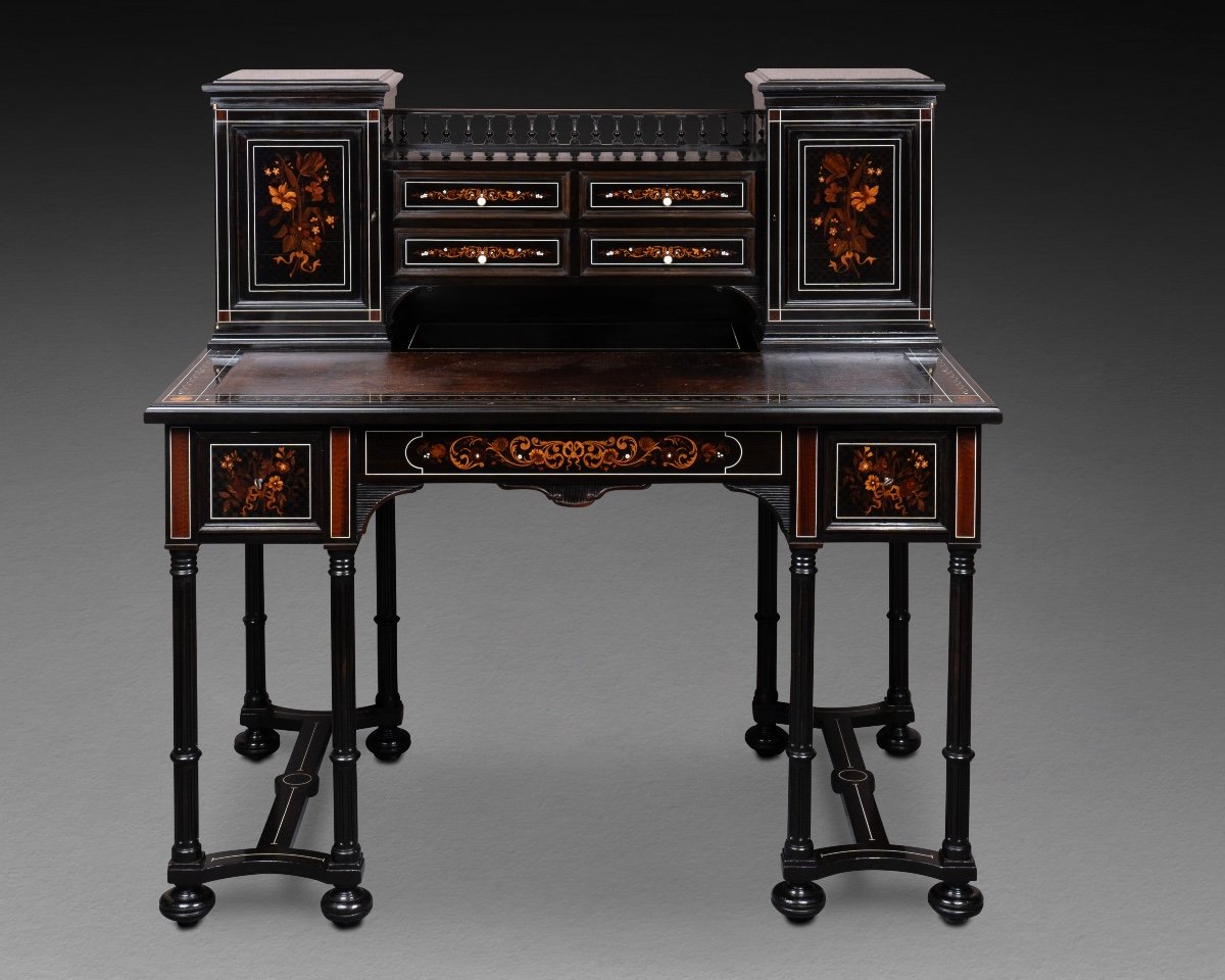 Desk Stamped Charles Hunsinger (1823 - 1893)